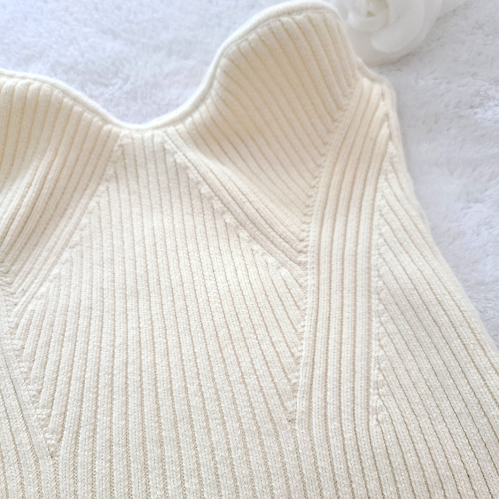 Express Strapless Ribbed Tube Top - Picture 6 of 11